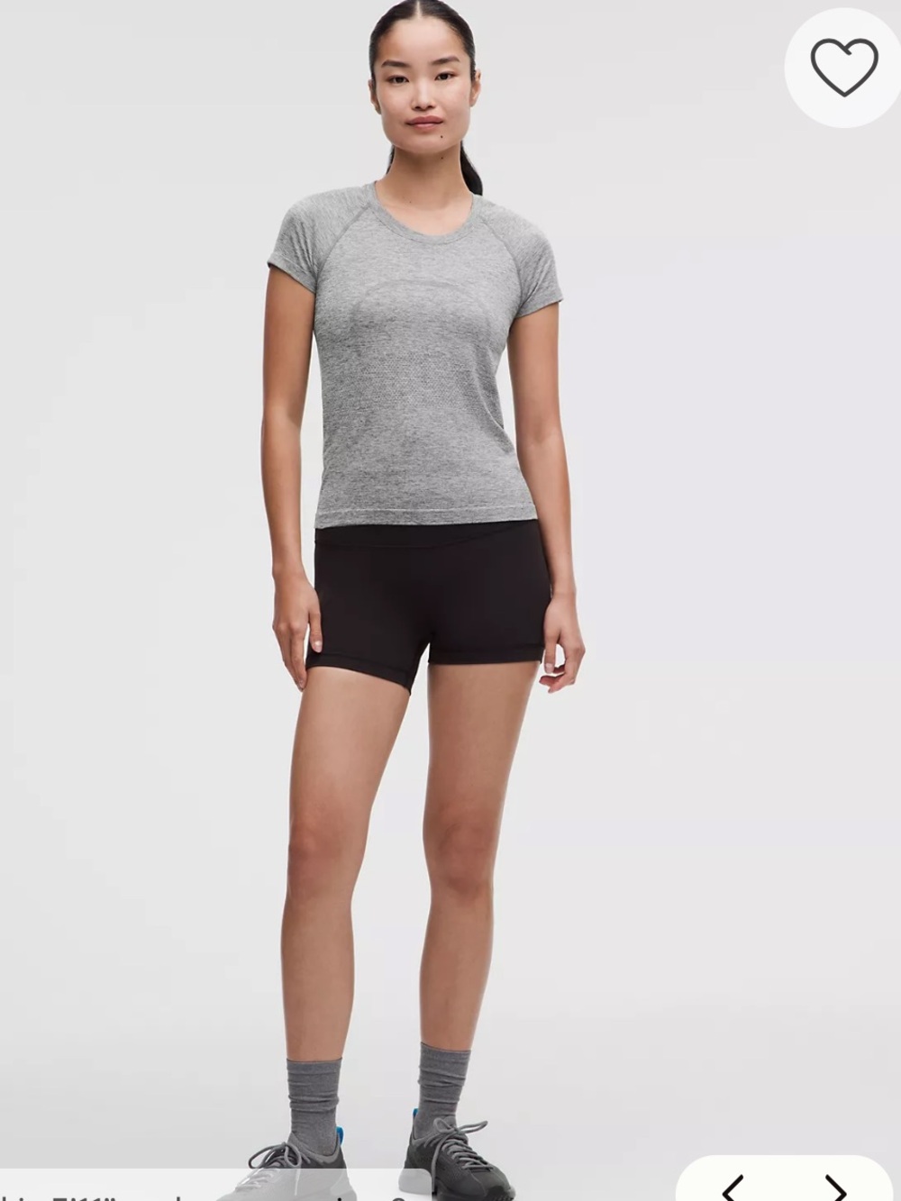 lululemon athletica swiftly tech stretch slate gray Crew Tee 8